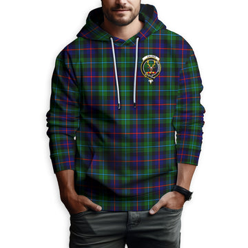 Calder Tartan Hoodie with Family Crest Zip Hoodie - Tartan Vibes Clothing