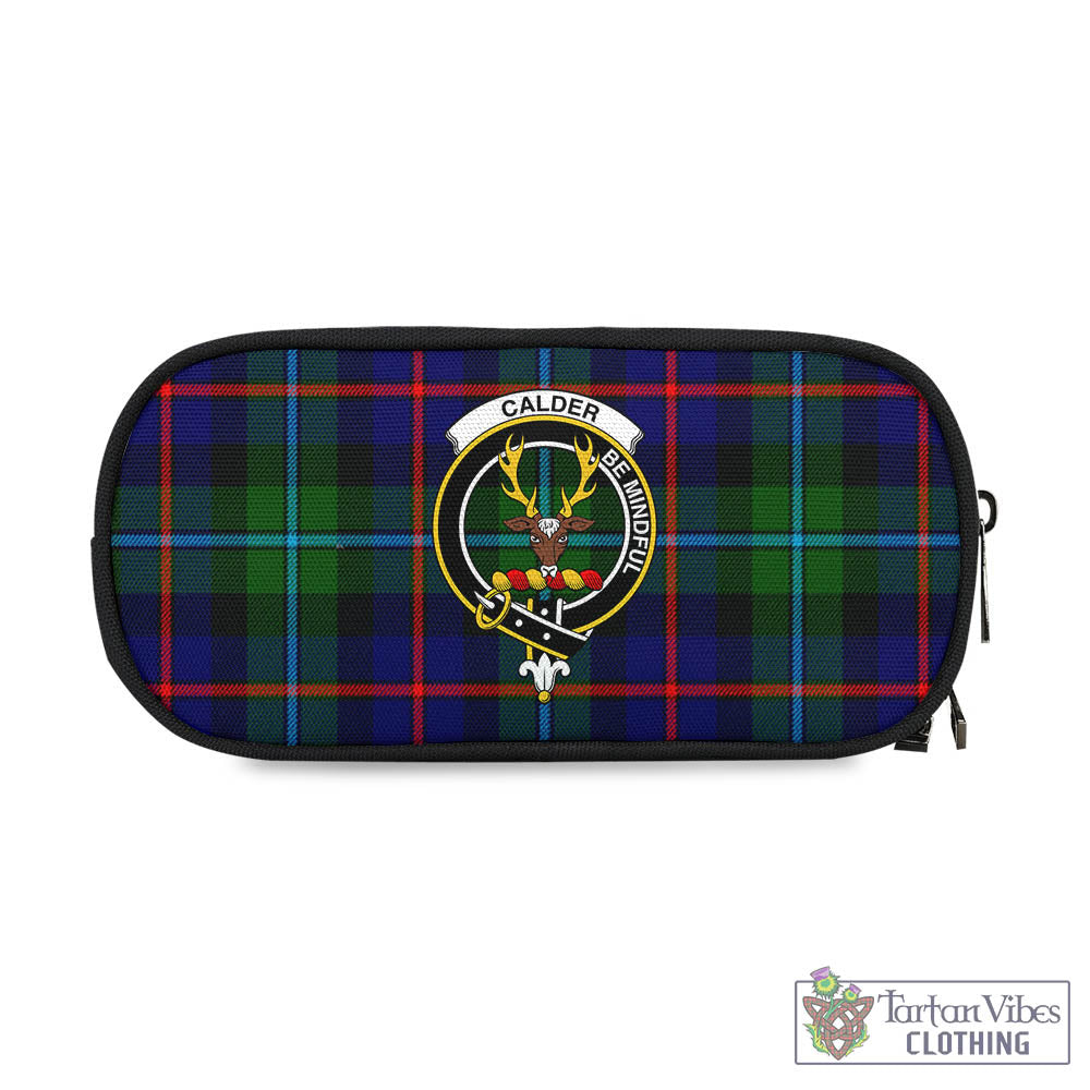 Calder Tartan Pen and Pencil Case with Family Crest One Size 4.13*8.74 inch - Tartan Vibes Clothing