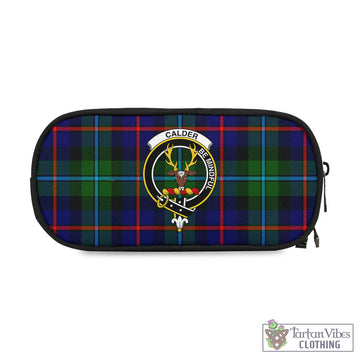 Calder Tartan Pen and Pencil Case with Family Crest One Size 4.13*8.74 inch - Tartan Vibes Clothing