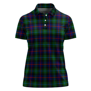 Calder Tartan Polo Shirt For Women - Tartan Vibes Clothing