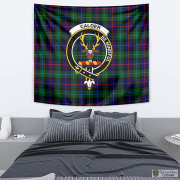 Calder Tartan Tapestry Wall Hanging and Home Decor for Room with Family Crest