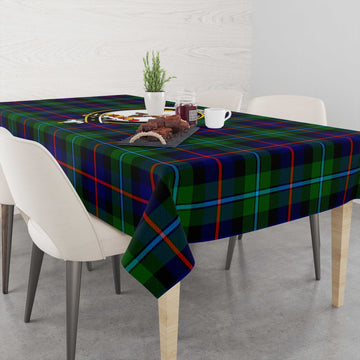 Calder Modern Tatan Tablecloth with Family Crest
