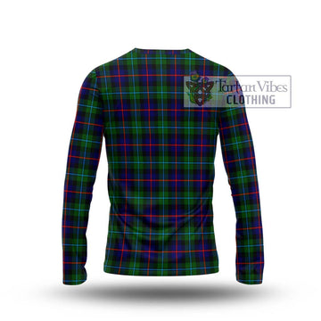 Calder Tartan Long Sleeve T-Shirt with Family Crest DNA In Me Style - Tartan Vibes Clothing
