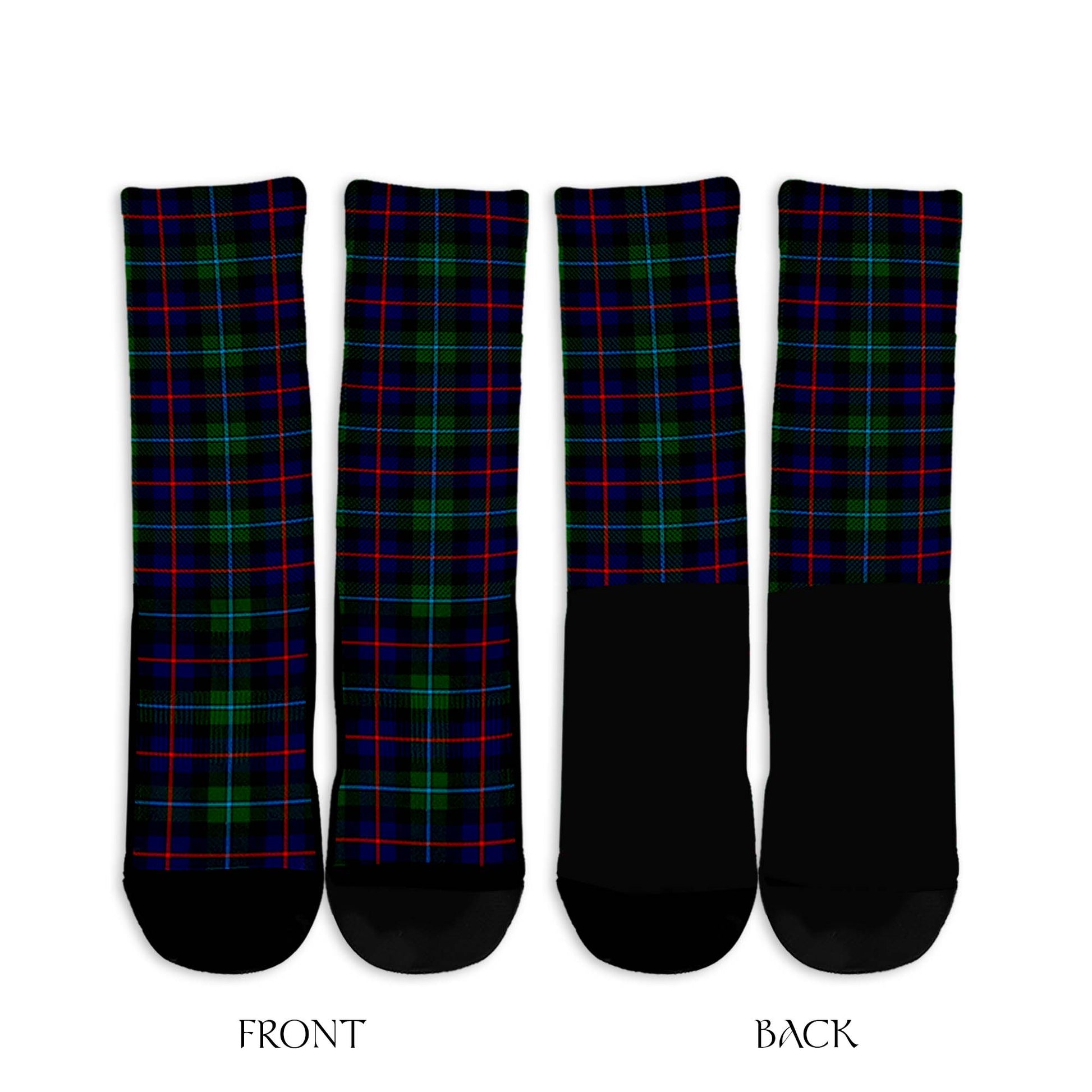 Calder Modern Tartan Crew Socks - Tartanvibesclothing