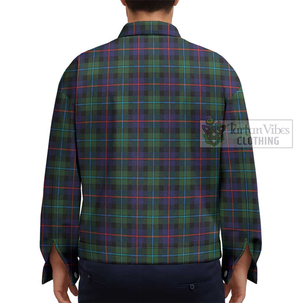 Calder Tartan Unisex Lapel Cotton Jacket - Tartan Vibes Clothing