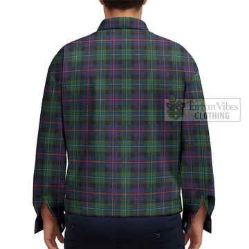 Calder Tartan Unisex Lapel Cotton Jacket