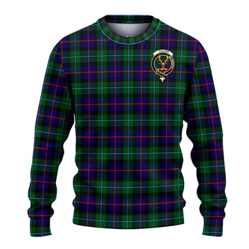 Calder Tartan Ugly Sweater with Family Crest - Tartan Vibes Clothing
