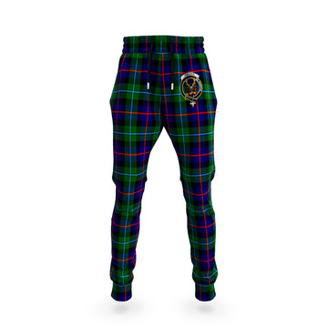 Calder Tartan Joggers Pants with Family Crest 5XL - Tartan Vibes Clothing