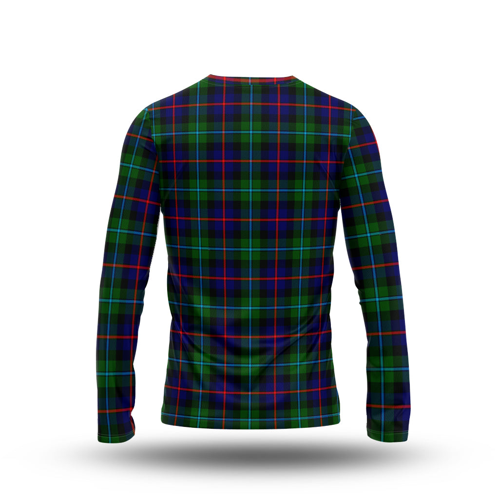 Calder Tartan Long Sleeve T-Shirt with Family Crest - Tartan Vibes Clothing