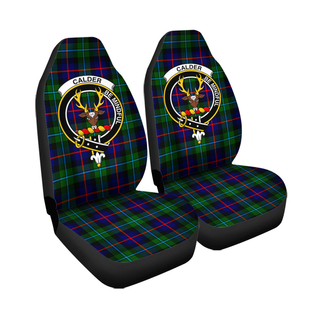 Calder Tartan Car Seat Cover with Family Crest - Tartan Vibes Clothing