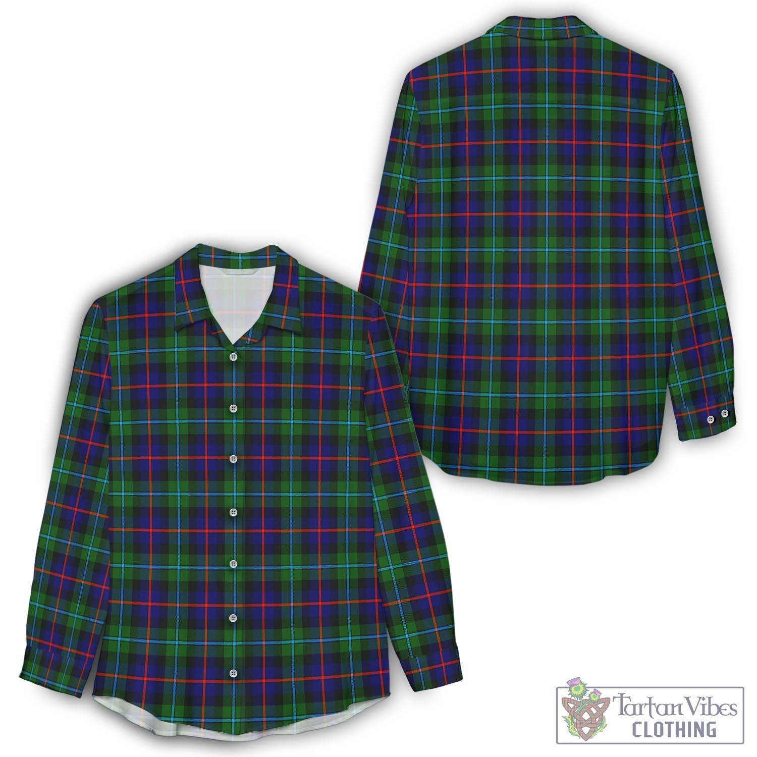 Calder Tartan Women's Casual Shirt - Tartan Vibes Clothing