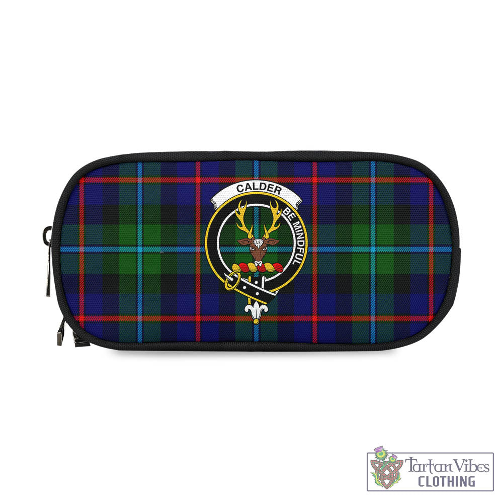 Calder Tartan Pen and Pencil Case with Family Crest - Tartan Vibes Clothing