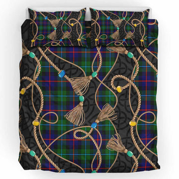 Calder Scottish Tartan Twisted Ropes Stylized Bedding Set UK Bedding Set UK King 91*87 inch - Tartan Vibes Clothing
