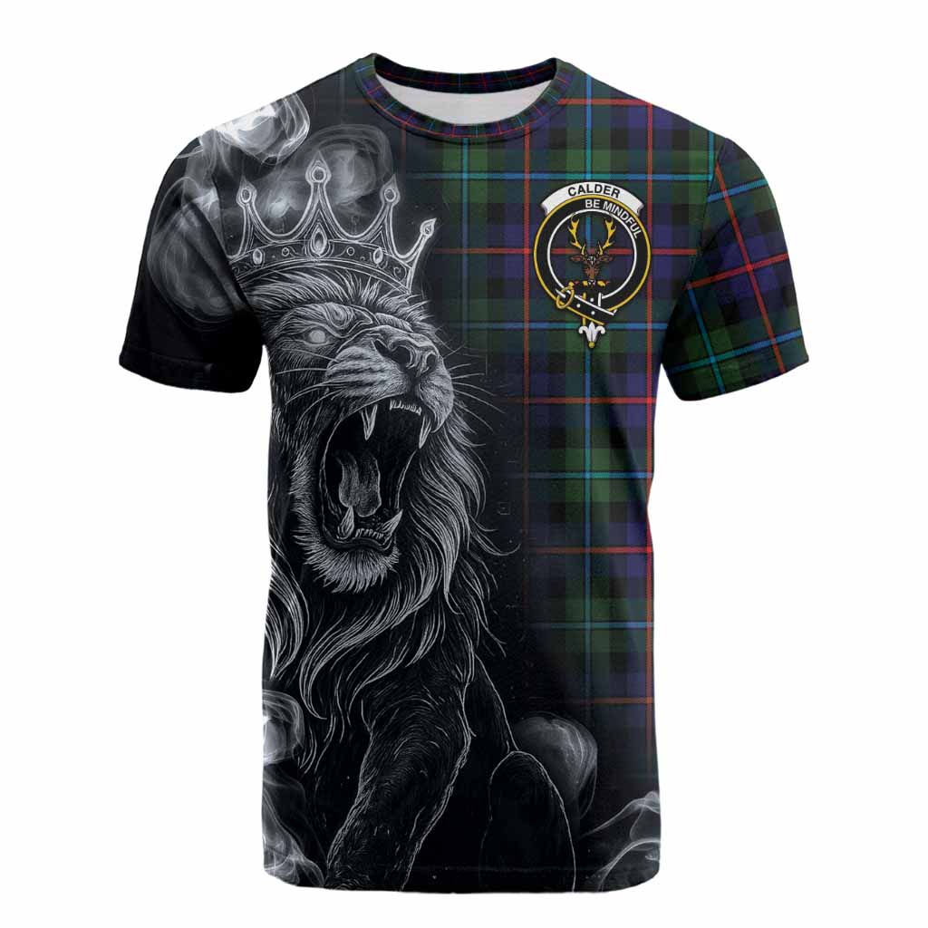 Calder Tartan Cotton T-shirt Roaring Lion Heritage
