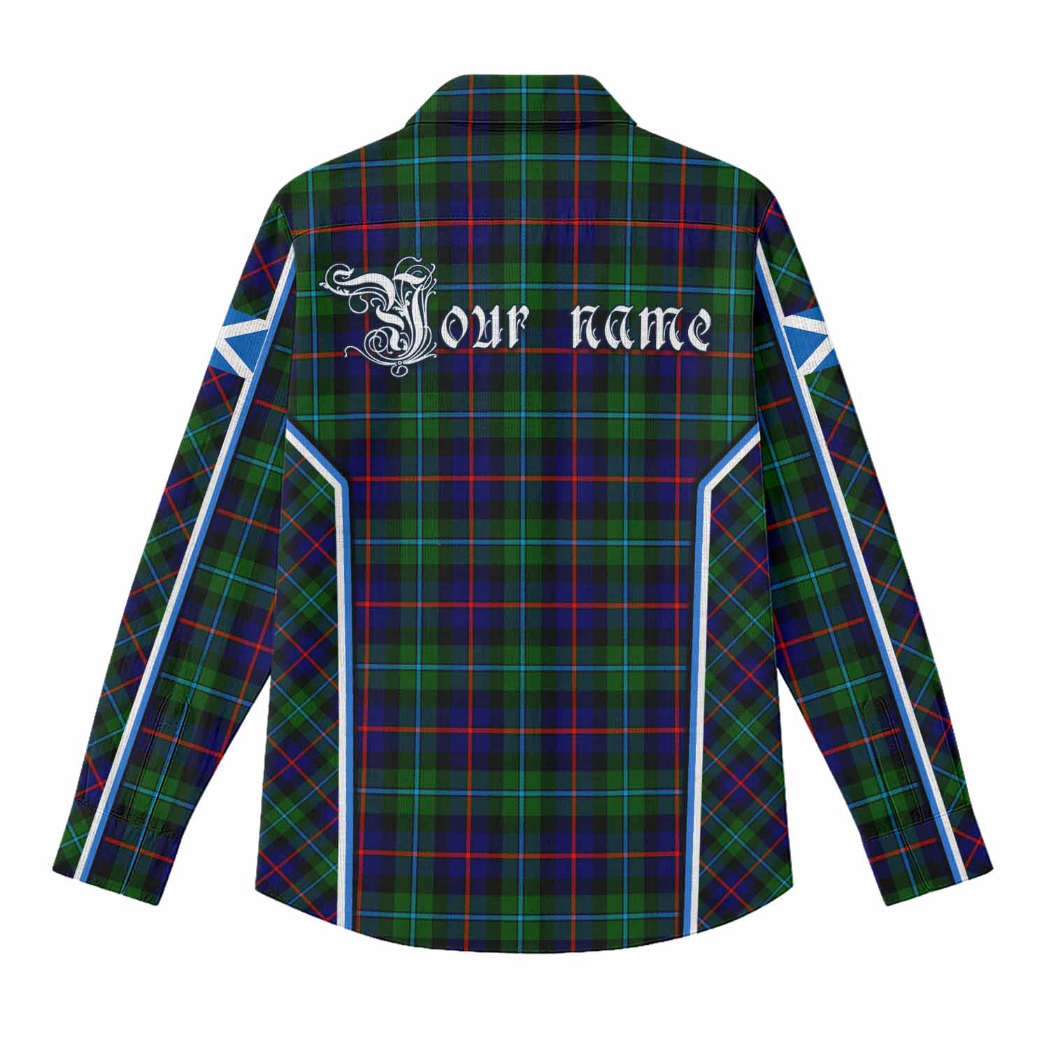 Calder Tartan Crest Women Casual Shirt Scotland Coat of Arm Flag Style - Tartan Vibes Clothing