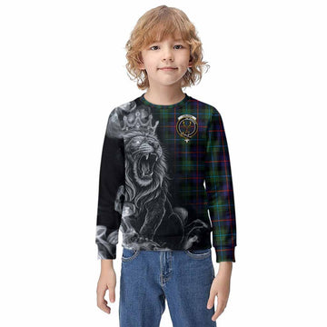 Calder Tartan Kid Knitted Sweatshirt Roaring Lion Heritage