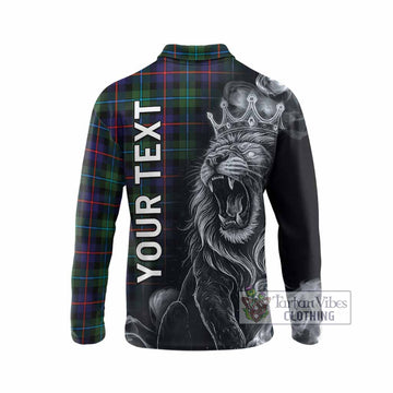 Calder Tartan Long Sleeve Polo Shirt Roaring Lion Heritage