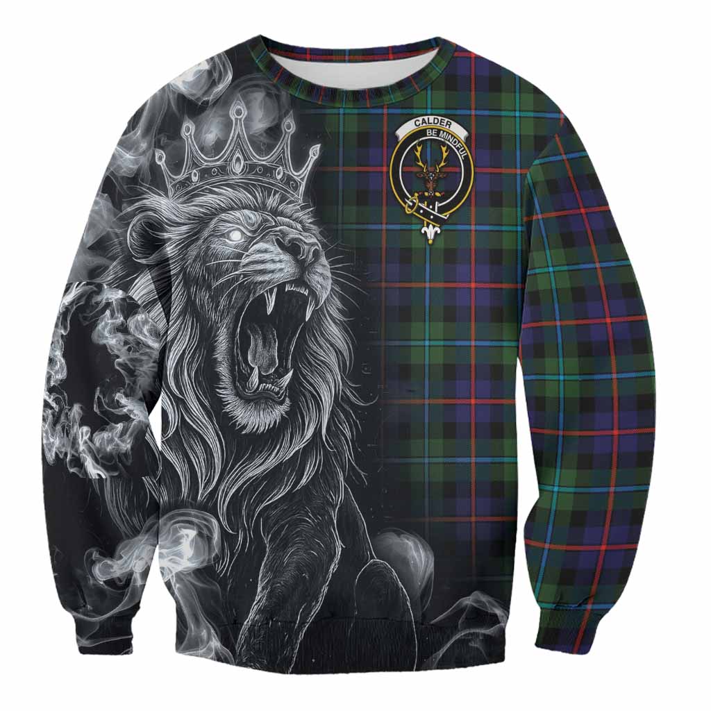 Calder Tartan Sweatshirt Roaring Lion Heritage