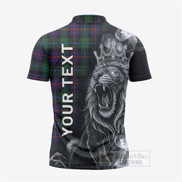 Calder Tartan Zipper Polo Shirt Roaring Lion Heritage