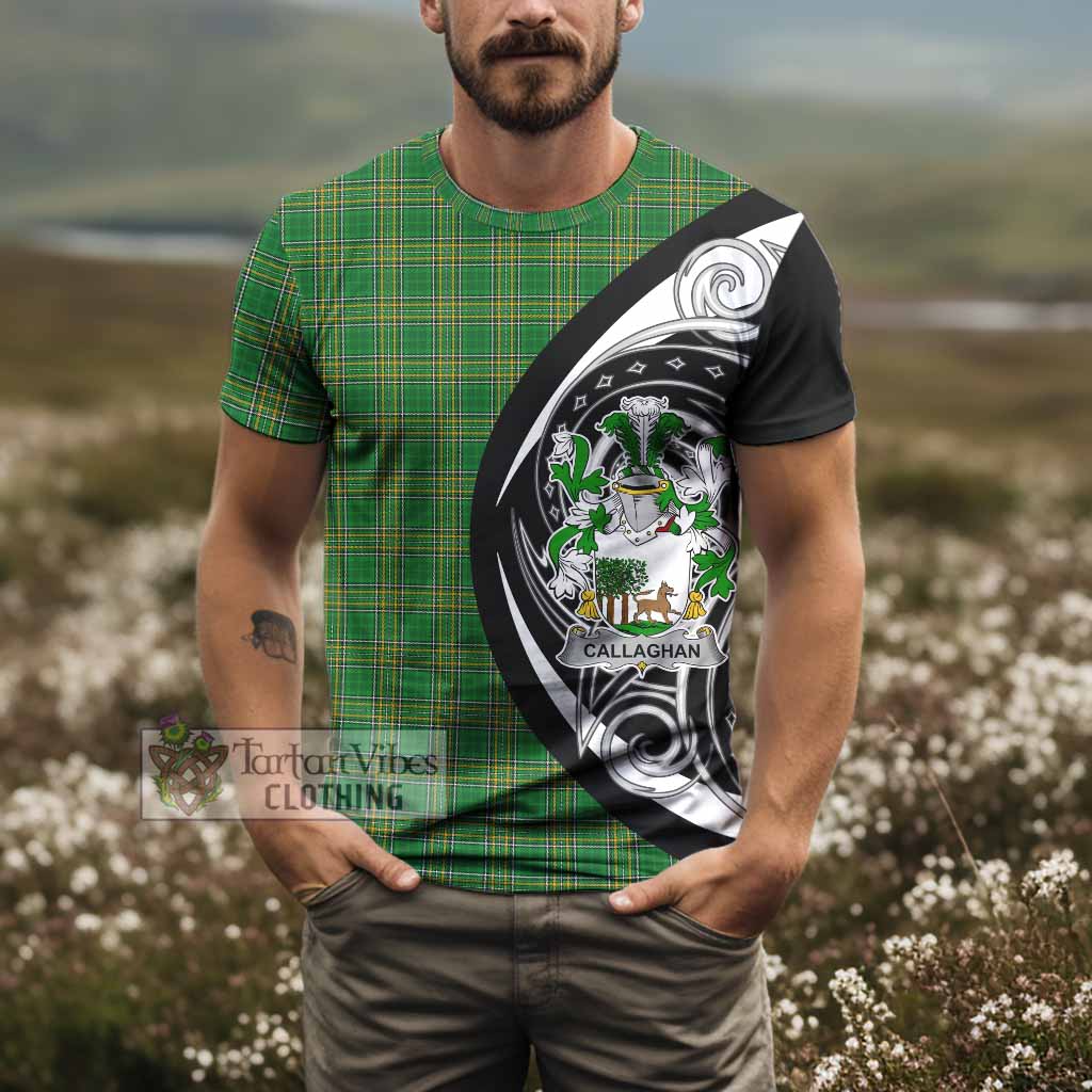 Tartan Vibes Clothing Callaghan Irish Clan T-Shirt Celtic Circle Style