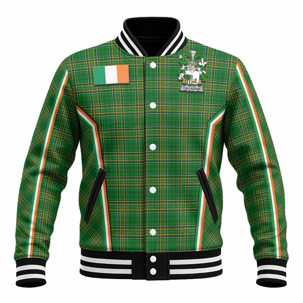 Callaghan Irish Clan Coat of Arm Tartan Baseball Jacket Flag Style