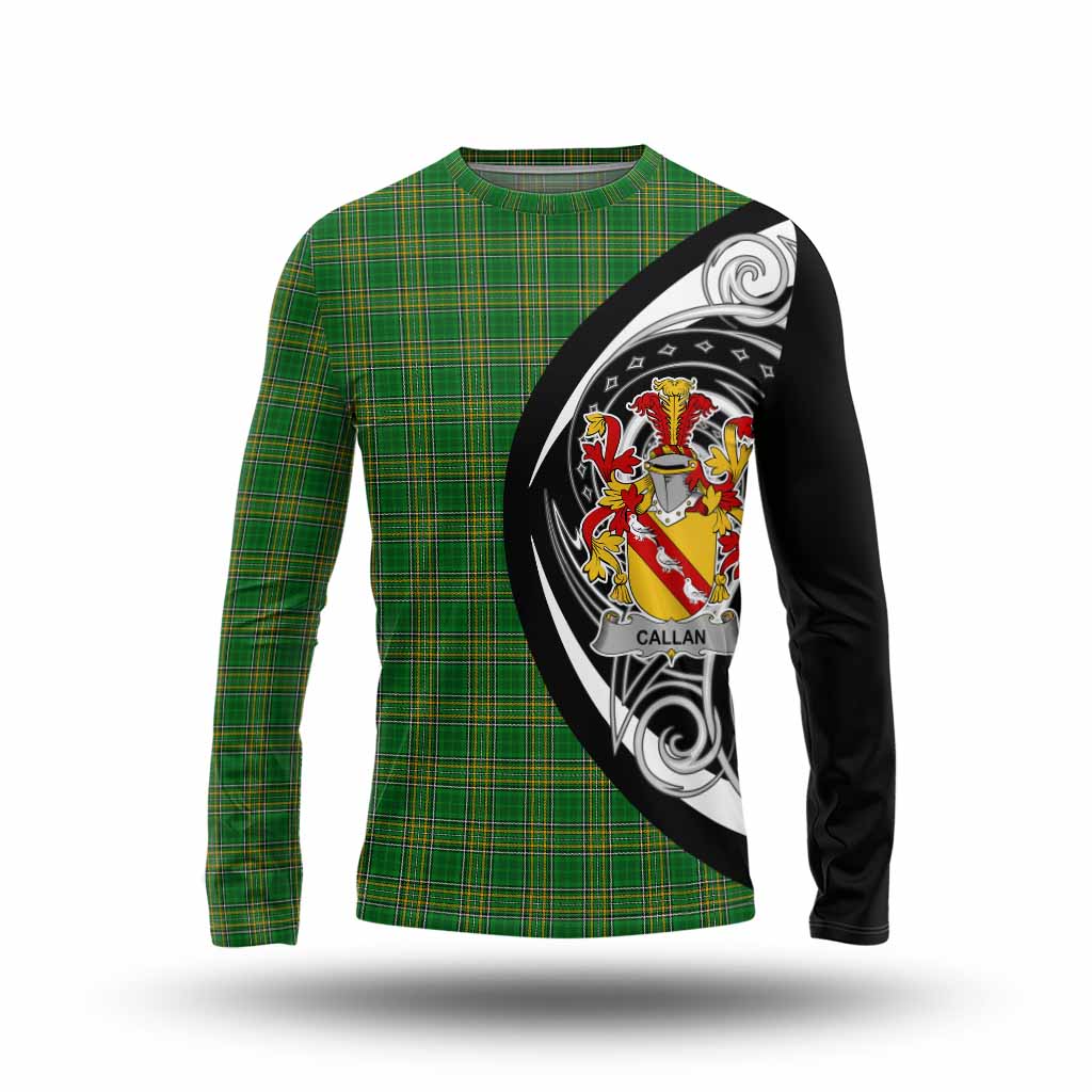 Tartan Vibes Clothing Callan Irish Clan Long Sleeve T-Shirt Celtic Circle Style
