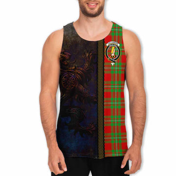 Callander Tartan Family Crest Men's Tank Top Alba Gu Brath Be Brave Lion Ancient Style Men - Tartan Vibes Clothing