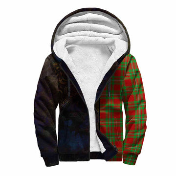 Callander Tartan Family Crest Sherpa Hoodie Alba Gu Brath Be Brave Lion Ancient Style Unisex S - Tartan Vibes Clothing