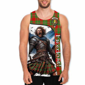 Callander Crest Tartan Men's Tank Top Inspired by the Freedom of Scottish Warrior Men - Tartan Vibes Clothing