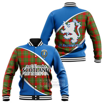 Callander Family Crest Tartan Baseball Jacket Celebrate Saint Andrew's Day in Style Unisex - Tartan Vibes Clothing