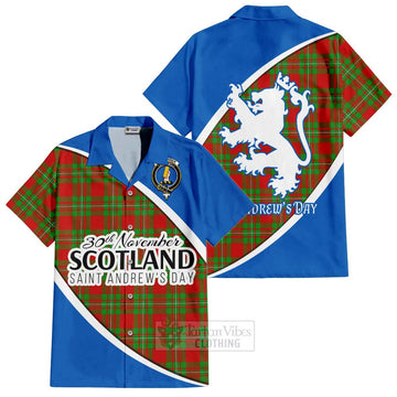 Callander Family Crest Tartan Hawaiian Shirt Celebrate Saint Andrew's Day in Style Kid - Tartan Vibes Clothing