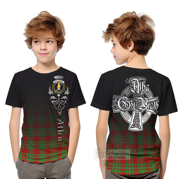 Callander Tartan Kid T-Shirt Featuring Alba Gu Brath Family Crest Celtic Inspired Youth XL Size14 - Tartan Vibes Clothing