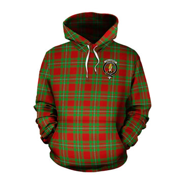 Callander Tartan Cotton Hoodie with Family Crest Celtic Skull Style Pullover Hoodie XS - Tartan Vibes Clothing