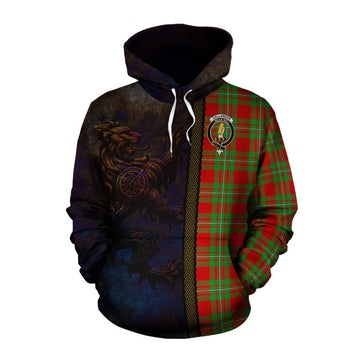 Callander Tartan Family Crest Cotton Hoodie Alba Gu Brath Be Brave Lion Ancient Style Pullover Hoodie XS - Tartan Vibes Clothing