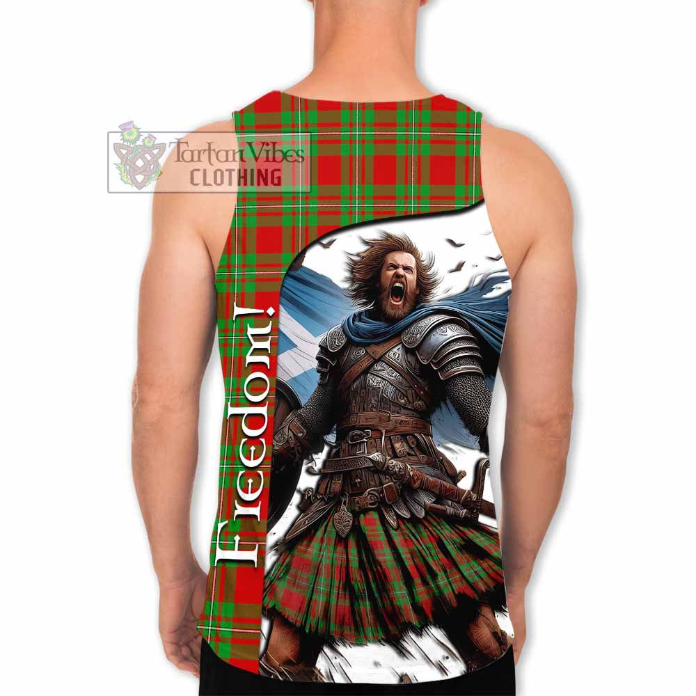 Callander Crest Tartan Men's Tank Top Inspired by the Freedom of Scottish Warrior - Tartan Vibes Clothing