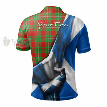 Callander Tartan Polo Shirt with Family Crest Scotland Patriotic Style - Tartan Vibes Clothing