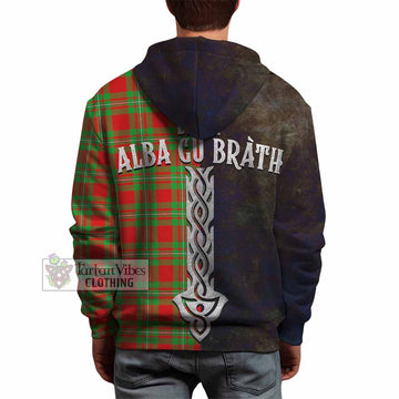 Callander Tartan Family Crest Hoodie Alba Gu Brath Be Brave Lion Ancient Style - Tartan Vibes Clothing