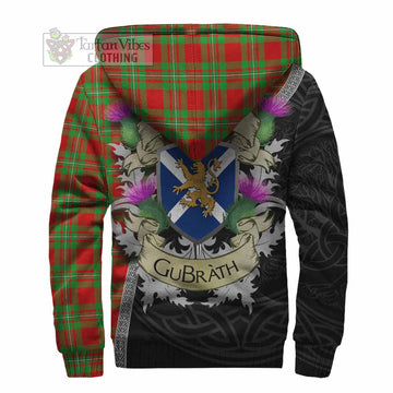 Callander Tartan Family Crest Sherpa Hoodie Lion Rampant Royal Thistle Shield Celtic Inspired - Tartan Vibes Clothing