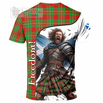 Callander Crest Tartan T-Shirt Inspired by the Freedom of Scottish Warrior - Tartan Vibes Clothing