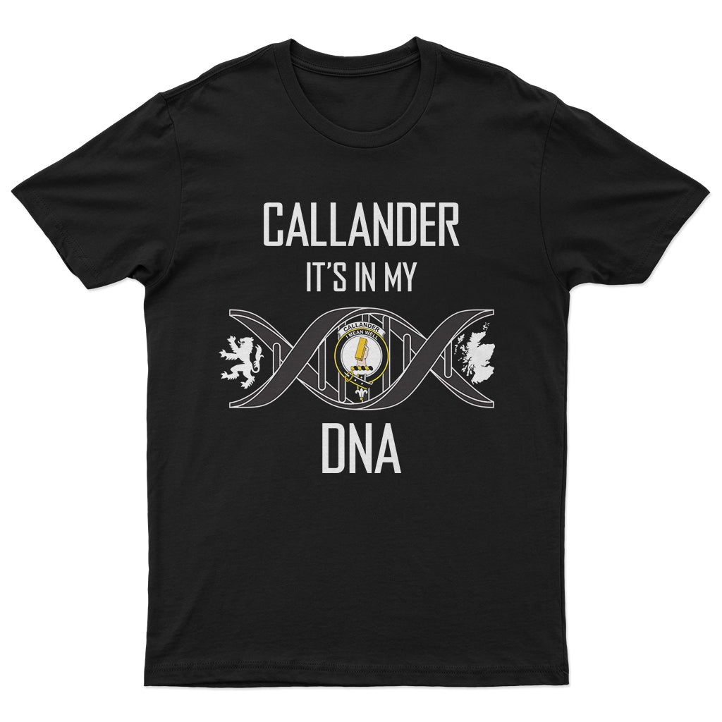 Callander Family Crest DNA In Me Mens T Shirt