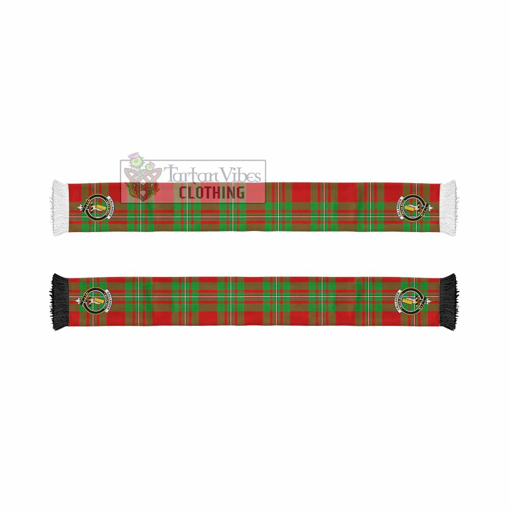 Callander Tartan Ruffneck Scarf with Family Crest - Tartan Vibes Clothing