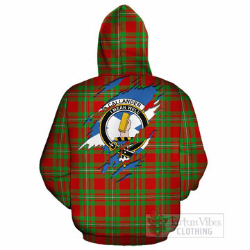 Callander Clan Crest In Me Tartan Cotton Hoodie Scotland Flag Style