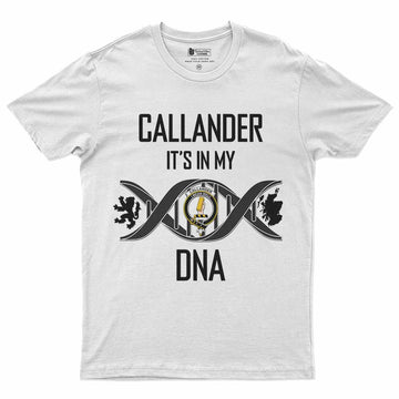 Callander Clan DNA Men's T-Shirt White - Tartan Vibes Clothing