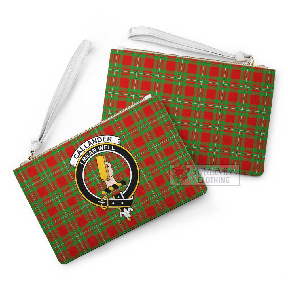 Tartan Vibes Clothing Callander Family Crest Tartan Clutch Bag