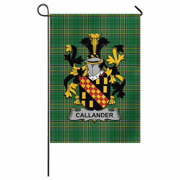 Callander Irish Clan Tartan Flag with Coat of Arms