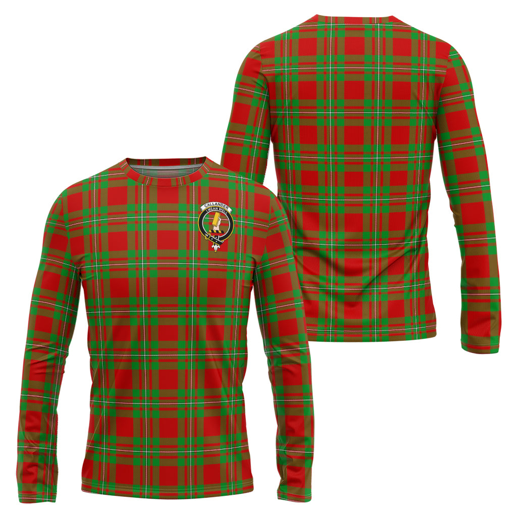 Callander Tartan Long Sleeve T-Shirt with Family Crest Unisex - Tartan Vibes Clothing