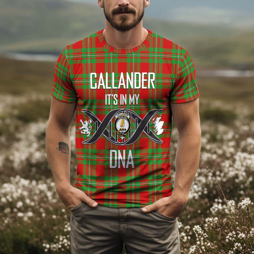 Callander Tartan T-Shirt with Family Crest DNA In Me Style Kid's Shirt - Tartan Vibes Clothing