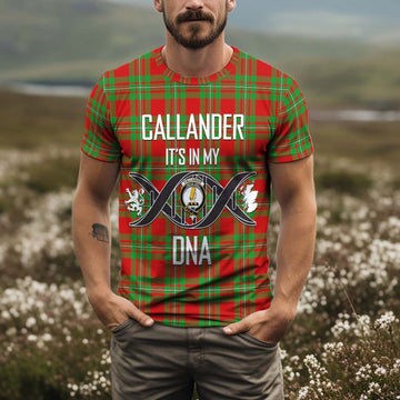 Callander Tartan T-Shirt with Family Crest DNA In Me Style