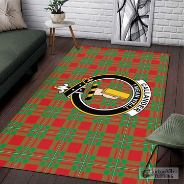 Callander Tartan Area Rug with Family Crest L 59*86 inch (150x220 cm) - Tartan Vibes Clothing