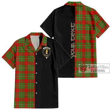Callander Tartan Hawaiian Shirt with Family Crest and Half Of Me Style Kid - Tartan Vibes Clothing